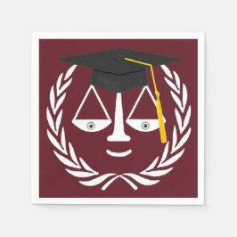 Law School Studenten Pappersservett