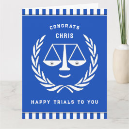 Law School Studenten Personlig Card Kort