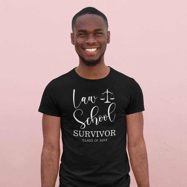 Law School Survivor Funny Student T Shirt (Skapare uppladdad)