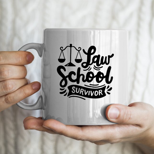 Law School Survivor Kaffemugg (Skapare uppladdad)