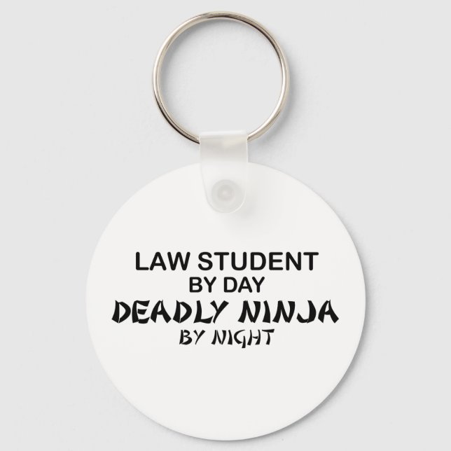 Law Student Deadly Ninja Nyckelring (Framsida)