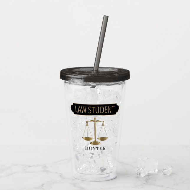 Law Student - Personalize Take Away Mugg (Baksida Ice)