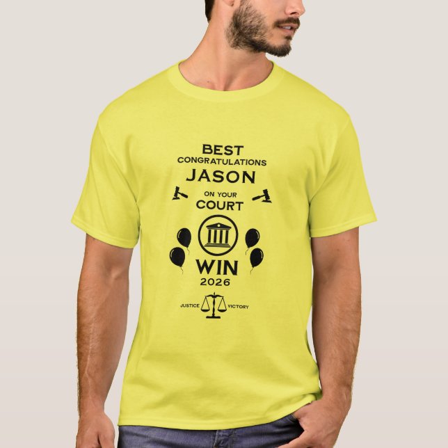Law Victory Firande Gift T Shirt (Framsida)