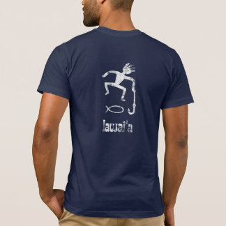 Lawai'a (fiskare) Pertroglyph skjorta Tee Shirt