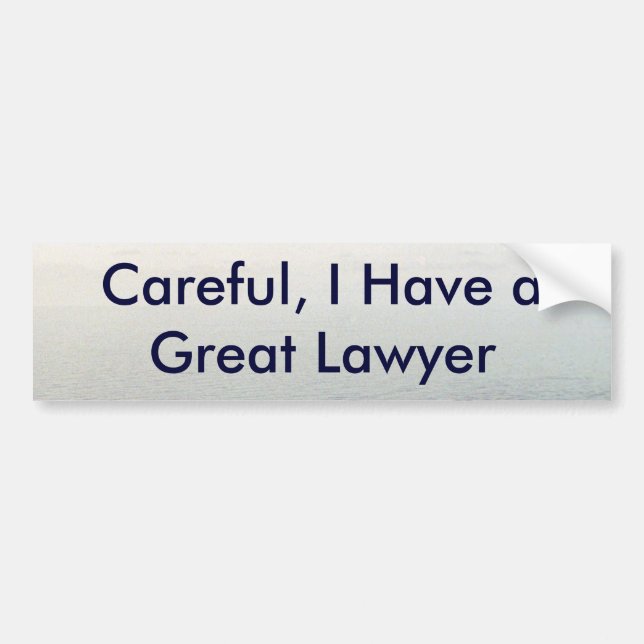 Lawdress Bumper Sticker Bildekal (Framsidan)