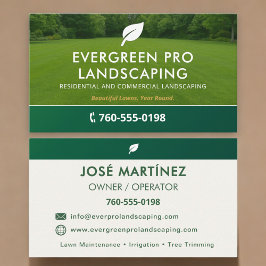 Lawn and Garden Professional Visitkort