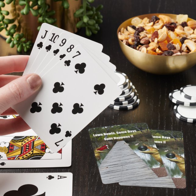 Lawn Bowls Australia Split Happens, Playing Cards Casinokort (På plats)