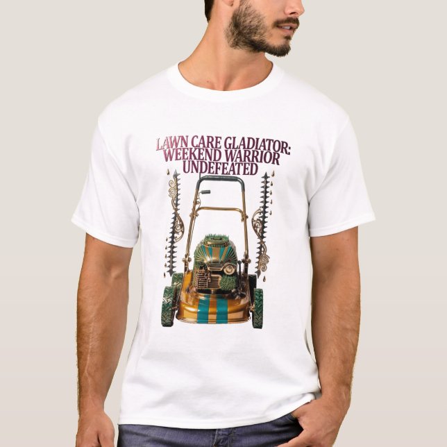 Lawn Care Gladiator T Shirt (Framsida)