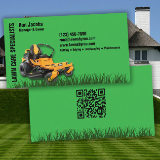 Lawn Care Specialist Visitkort