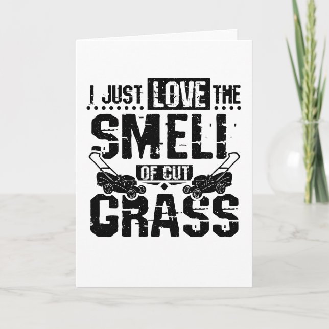 Lawn Mower Grass Kort (Framsida)