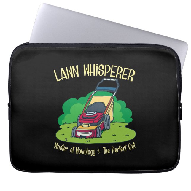 Lawn Mower - Lawn Whisperer Laptop Fodral (Framsidan)