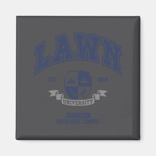 Lawn Mowing Funny Yard Work For Dad Grandpa  Magnet (Framsidan)