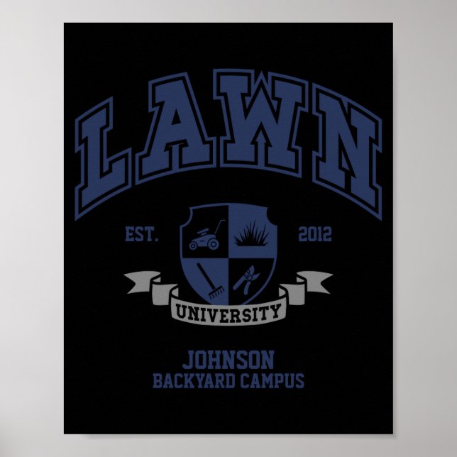 Lawn Mowing Funny Yard Work For Dad Grandpa  Poster (Framsidan)