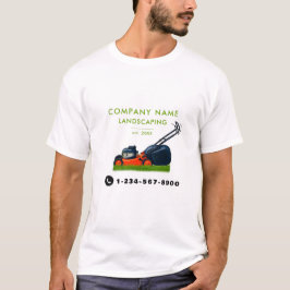 Lawn Mowing Landscaping Garden Lawn Care T Shirt