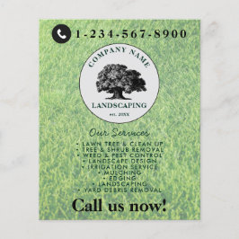 Lawn Mowing Landscaping Garden Lawn Care Tree Flygblad