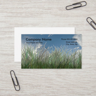 Lawncare Affärskort Visitkort