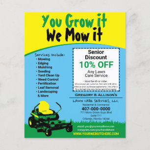 Lawncare Landscaping Grass CEG Flyer