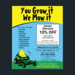 Lawncare Landscaping Grass CEG Flyer<br><div class="desc">Främja och marknadsföra din gräs- eller landskapsvårdsverksamhet på ett effektivare sätt med de här vykortsmallarna för anpassaden. Byt bara ut informationen mot informationen. Lägg till en logotyp för bättre märkning och voila! Potentiella kunder kommer att imponeras. Se matchande affärskort.</div>