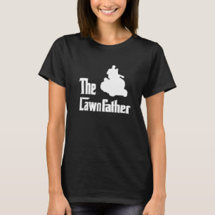 Lawnfather Faderskap Trädgårdsskötsel Gräsklippnin T Shirt