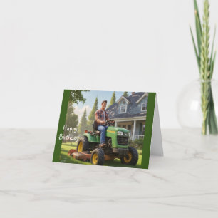 Lawnmower Man Birthday Kort