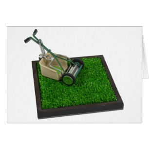 LawnmowerOnTheGrass100711 Hälsningskort