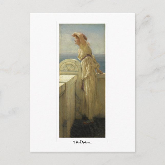 Lawrence Alma-Tadema #13 - Fine Art Postcard Vykort (Framsida)