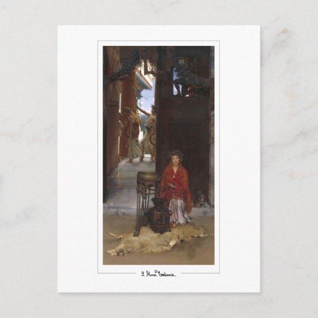Lawrence Alma-Tadema #26 - Fine Art Postcard Vykort (Framsida)