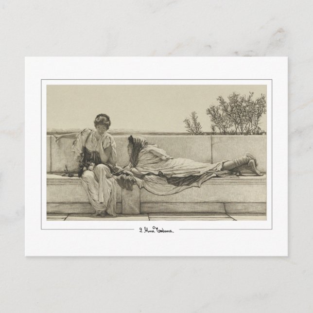 Lawrence Alma-Tadema #318 - Fine Art Postcard Vykort (Framsida)