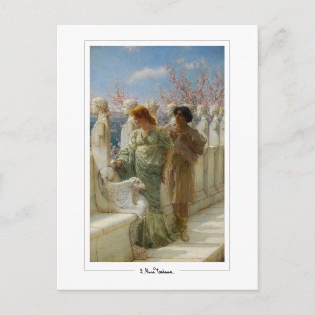 Lawrence Alma-Tadema #34 - Fine Art Postcard Vykort (Framsida)