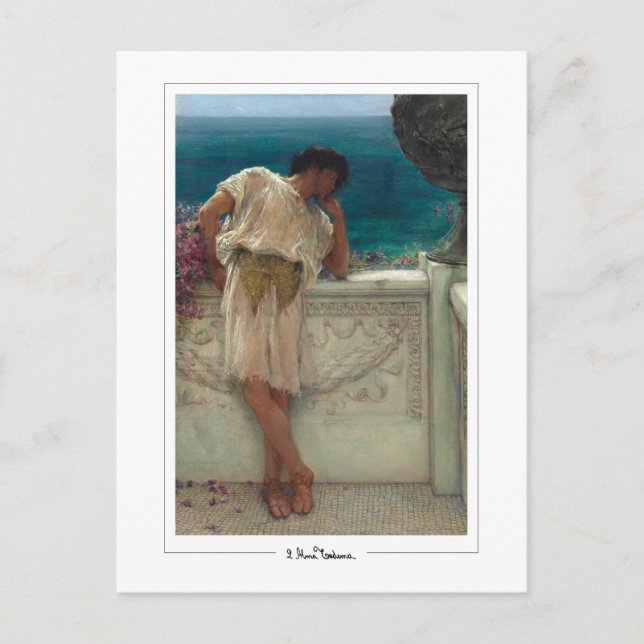 Lawrence Alma-Tadema #50 - Fine Art Postcard Vykort (Framsida)