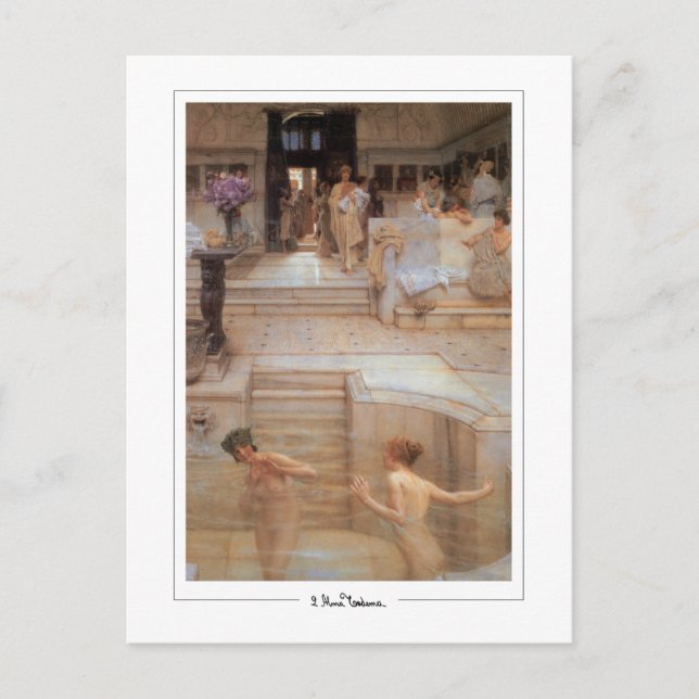 Lawrence Alma-Tadema #61 - Finkonst Postkort Vykort (Framsida)