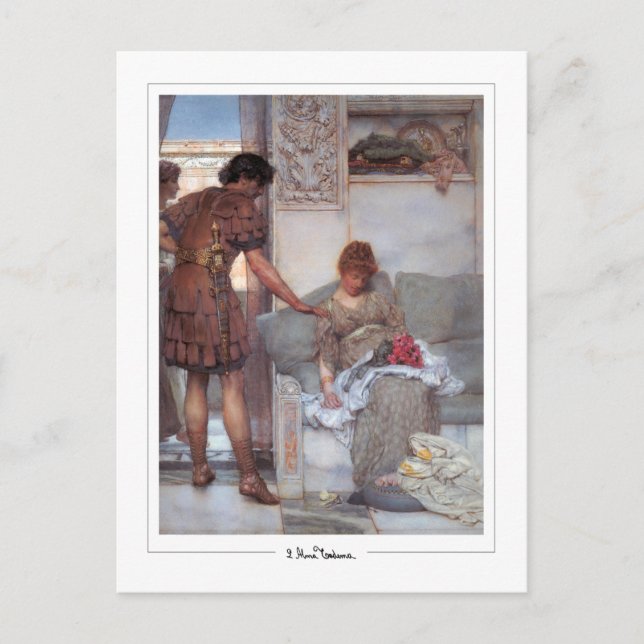 Lawrence Alma-Tadema #84 - Fine Art Postcard Vykort (Framsida)