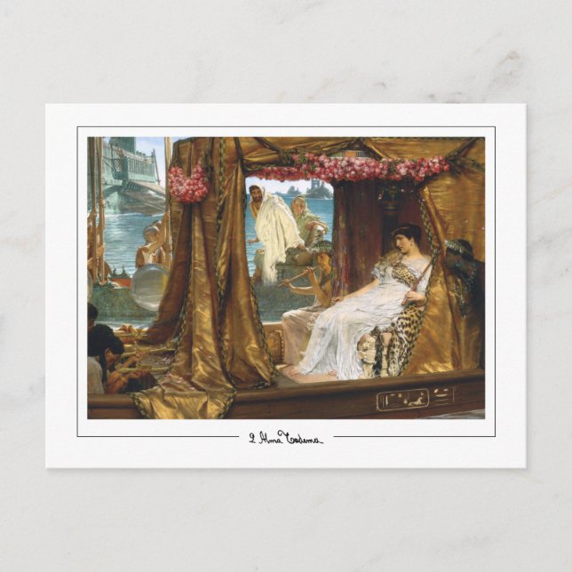 Lawrence Alma-Tadema #8 - vykort för konst (Framsida)