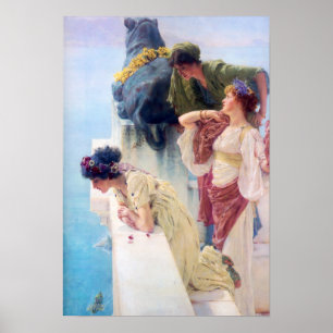 Lawrence Alma Tadema A Cogin of Vantage Poster