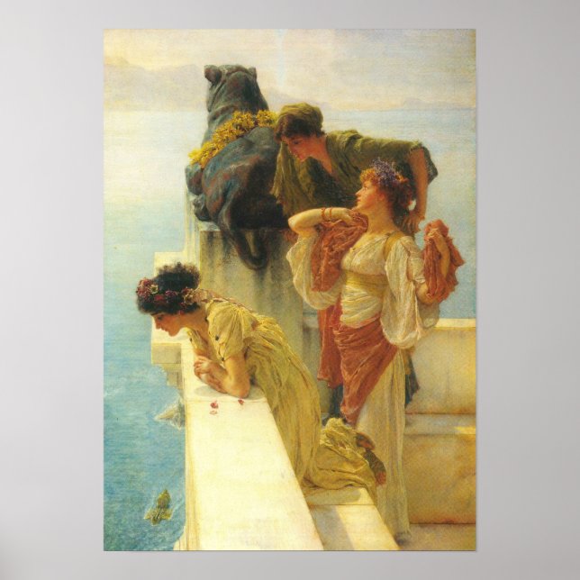 Lawrence Alma-Tadema - Bra vantage point Poster (Framsidan)