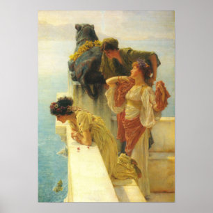 Lawrence Alma-Tadema - den bra fördelen pekar Poster