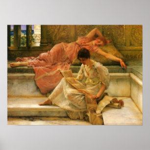 Lawrence Alma-Tadema - en favorit- poet Poster