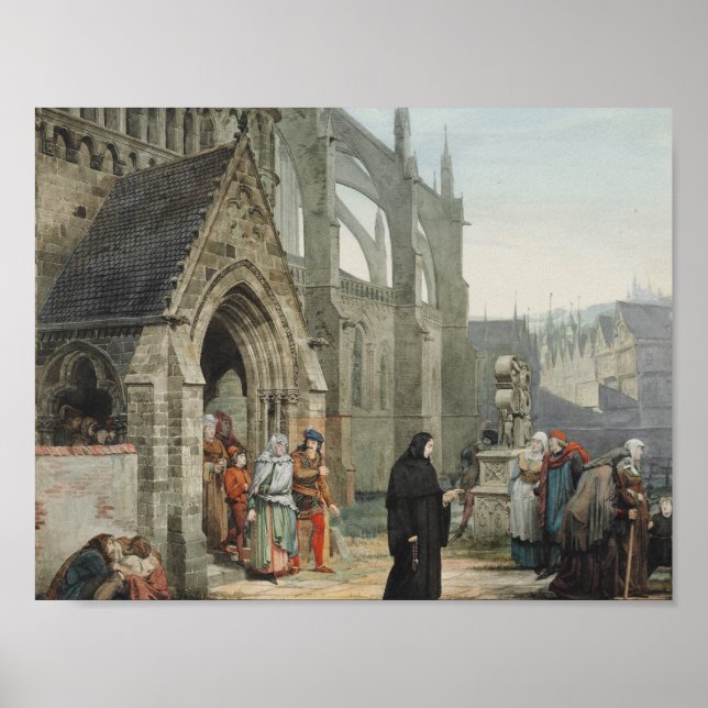 Lawrence Alma-Tadema - Faust och Marguerite Poster (Framsidan)