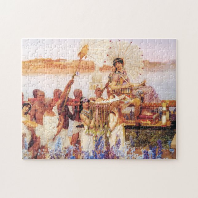 Lawrence Alma Tadema finna av Moses Pussel (Horisontell)