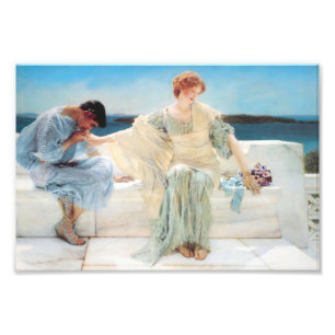 Lawrence Alma Tadema frågar mig: Fototryck