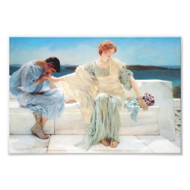 Lawrence Alma Tadema frågar mig: Fototryck (Framsidan)