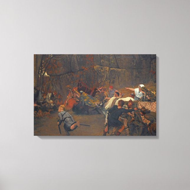 Lawrence Alma-Tadema - Gunthram Bose och hans Canvastryck (Framsida)