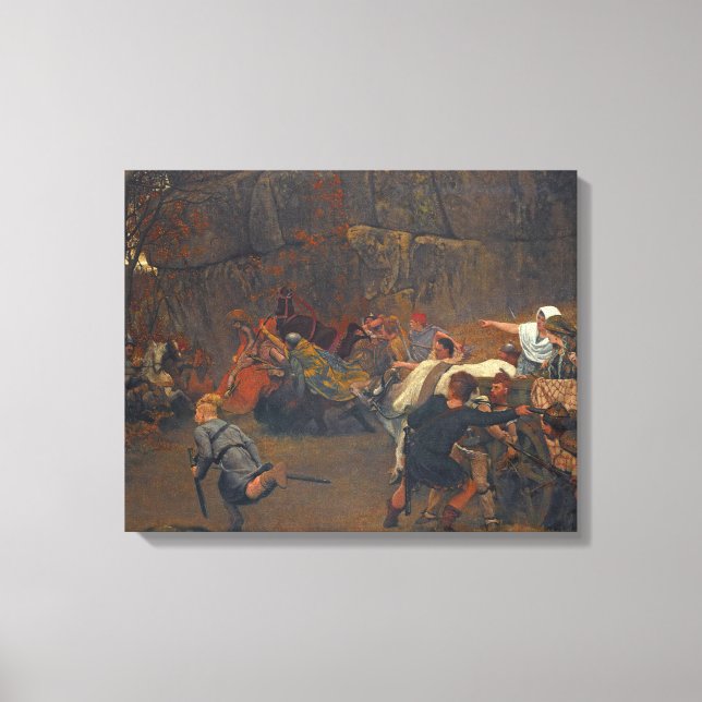 Lawrence Alma-Tadema - Gunthram Bose och hans Canvastryck (Framsida)