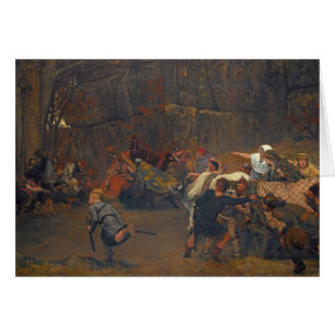 Lawrence Alma-Tadema - Gunthram Bose och hans Hälsningskort