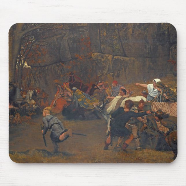 Lawrence Alma-Tadema - Gunthram Bose och hans Musmatta (Framsidan)
