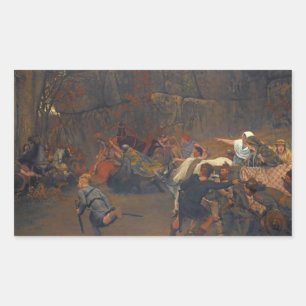 Lawrence Alma-Tadema - Gunthram Bose och hans Rektangulärt Klistermärke