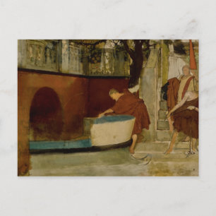 Lawrence Alma-Tadema - Ombarkningen på pråmen Vykort