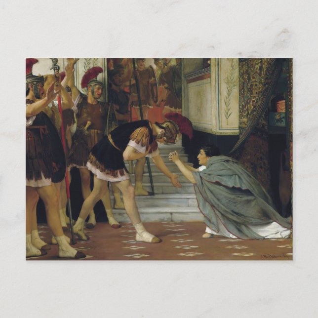 Lawrence Alma-Tadema - Proclaudius Vykort (Framsida)