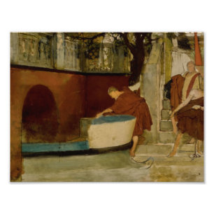 Lawrence Alma-Tadema - The Embarkation on Barge Fototryck