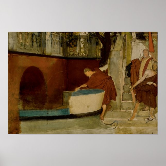 Lawrence Alma-Tadema - The Embarkation on Barge Poster (Framsidan)